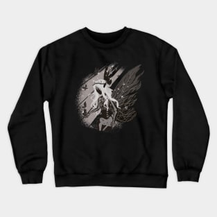 Gothic Skeleton Fairy Grunge Crewneck Sweatshirt